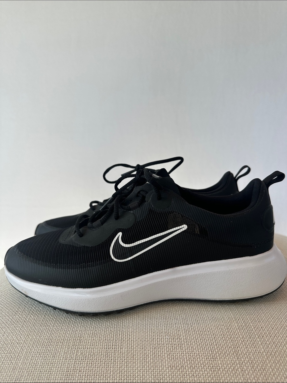 Nike Fitsole Golf Shoes Black/White Spikeless Women's Size 9.5 Worn Once